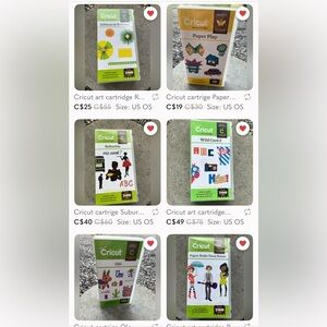 Cricut Cartridge Bundle